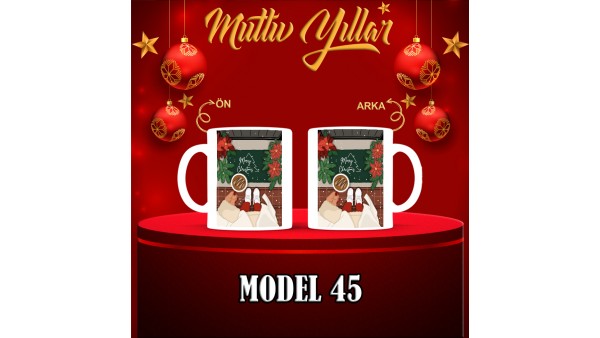  Yılbaşı Tasarımlı Kişiye Özel Kupa Bardak – MiksHediye