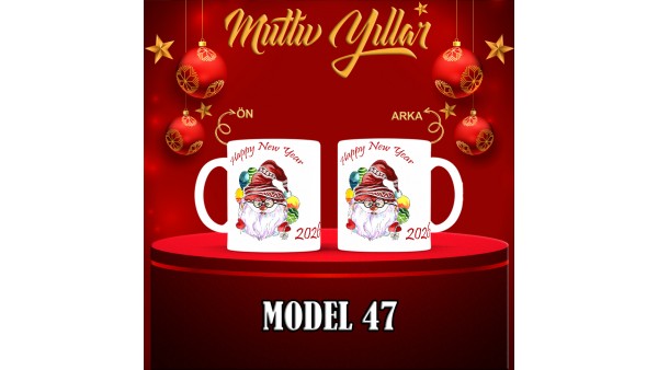 Yılbaşı Tasarımlı Kişiye Özel Kupa Bardak – MiksHediye