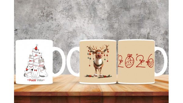  Yılbaşı Tasarımlı Kişiye Özel Kupa Bardak – MiksHediye