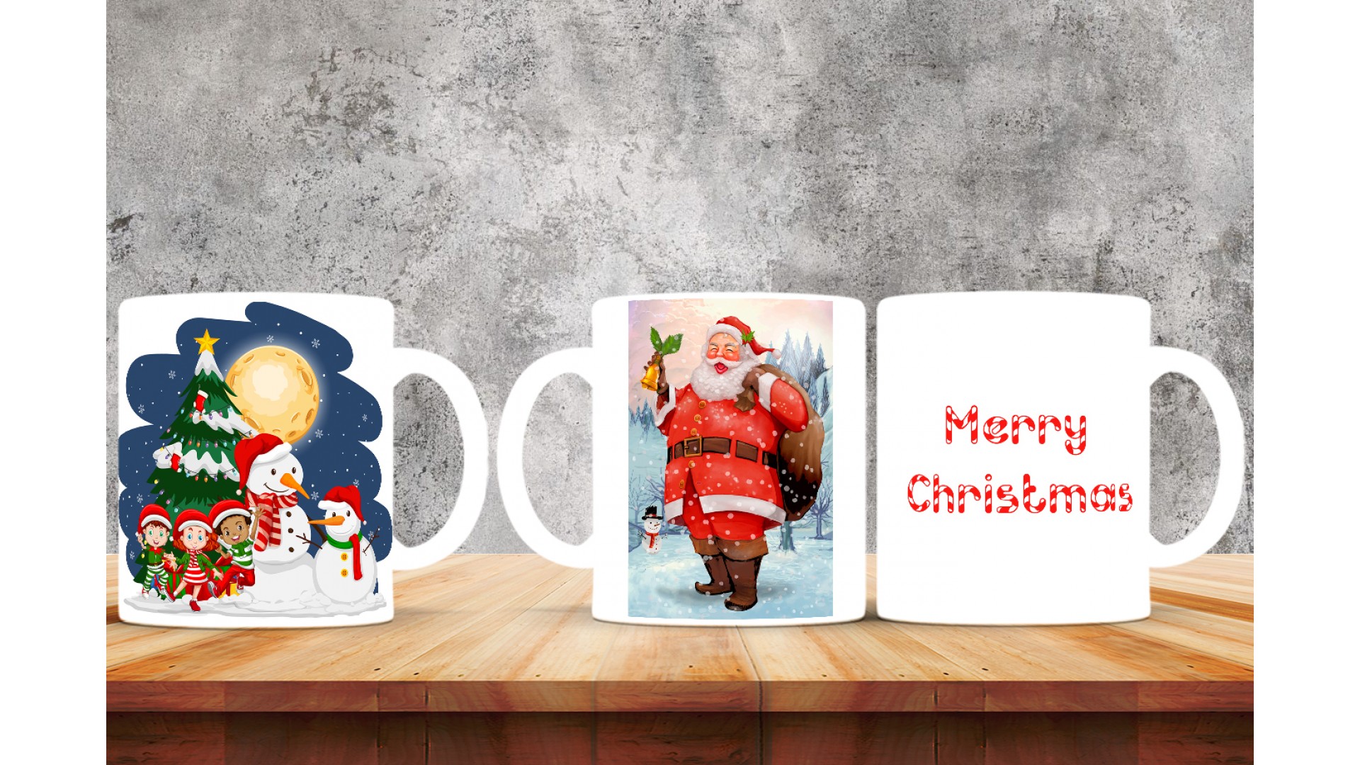 Kişiye Özel  Yılbaşı tasarımlı seramik kupa bardak