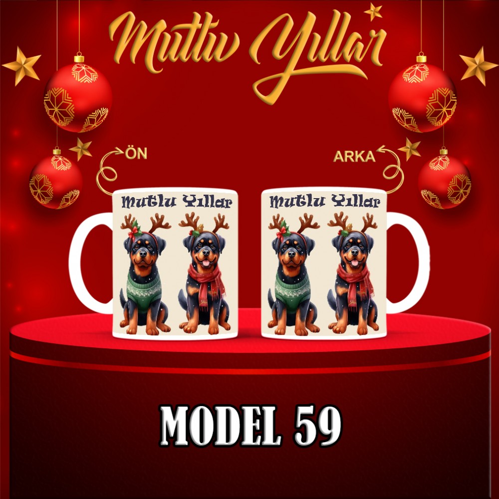  Yılbaşı Tasarımlı Kişiye Özel Kupa Bardak – MiksHediye