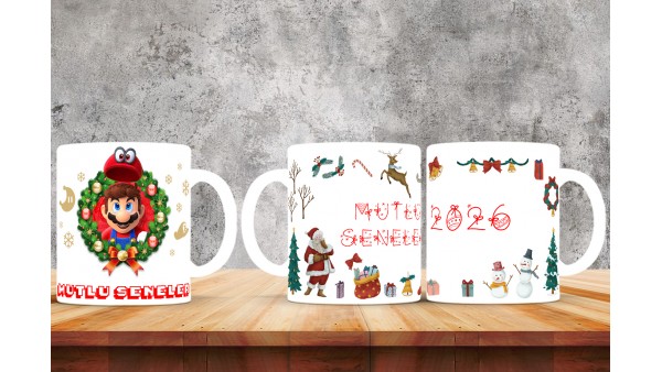  Yılbaşı Tasarımlı Kişiye Özel Kupa Bardak – MiksHediye