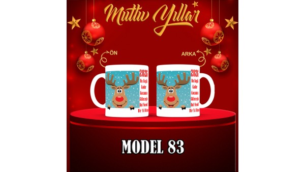  Yılbaşı Tasarımlı Kişiye Özel Kupa Bardak – MiksHediye