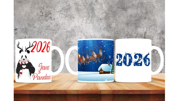  Yılbaşı Tasarımlı Kişiye Özel Kupa Bardak – MiksHediye