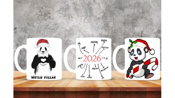  Yılbaşı Tasarımlı Kişiye Özel Kupa Bardak – MiksHediye